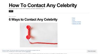 6 Ways to Contact Any Celebrity - How To Contact Any Celebrity