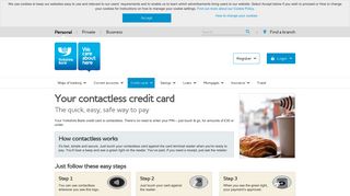 Contactless | Current accounts | Yorkshire Bank