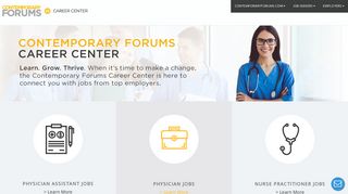 Contemporary Forums Career Center - Health eCareers