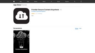 Frontier Secure Content Anywhere on the App Store - iTunes - Apple