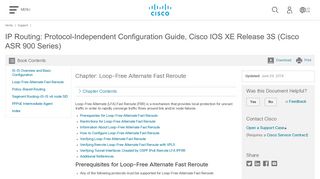 IP Routing: Protocol-Independent Configuration Guide, Cisco IOS XE ...