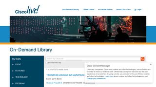 On-Demand Library - Cisco Live Global Events