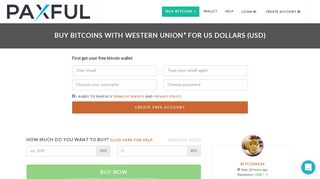 Buy bitcoin with Western Union by Bitcoins24 - Paxful