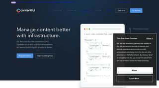 Contentful: Content Infrastructure for Digital Teams