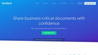DocSend: Homepage