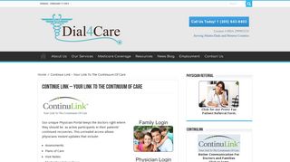 Continue Link – Your Link To The Continuum Of Care – Dial4Care