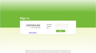 Login Page - ContinuLink