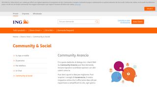 Community Arancio, il forum per i nostri clienti | ING