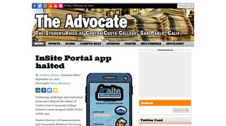 InSite Portal app halted – The Advocate