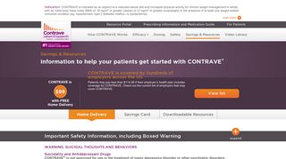 Patient Savings | CONTRAVE (naltrexone HCl and bupropion HCl)