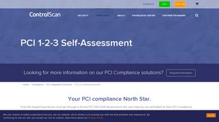 ControlScan's PCI Self-Assessment for PCI DSS requirements