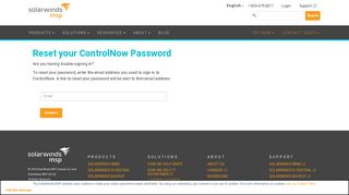 ControlNow Password Reset | SolarWinds MSP