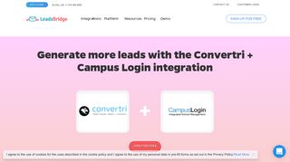 Generate more leads with the Convertri + Campus Login integration ...