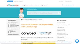 How to connect Convoso to Campus Login | LeadsBridge ...
