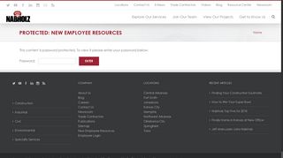 New Employee Resources - Nabholz Corporation