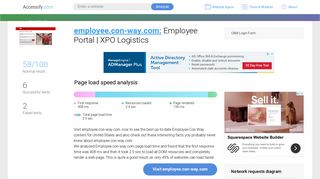 Access employee.con-way.com. Employee Portal | XPO Logistics