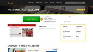 Welcome to Employee.con-way.com - Employee Portal | XPO Logistics
