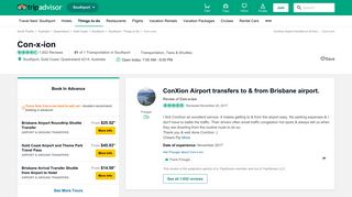 ConXion Airport transfers to & from Brisbane airport. - TripAdvisor