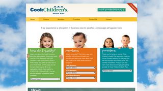 Cook Children's Health Plan - English - Home