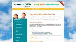 Cook Children's Health Plan - Providers - Electronic Submission ...