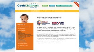 Cook Children's Health Plan - STAR Members - Members