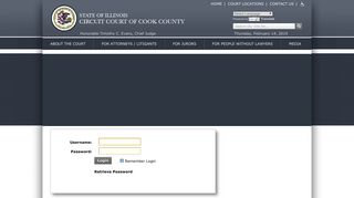 Login - Circuit Court of Cook County