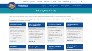 Employee Services - Cook County