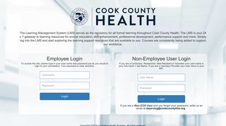 Cook County Health LMS Login
