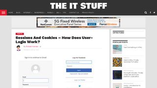 Sessions And Cookies - How Does User-Login Work? | Technology ...