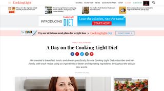 A Day on the Cooking Light Diet - Cooking Light