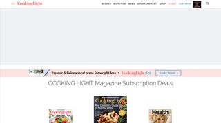 Cooking Light Magazine Subscription | Cooking Light