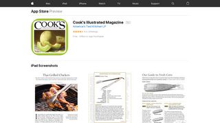 Cook's Illustrated Magazine on the App Store - iTunes - Apple