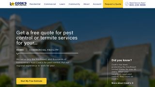 Customer Care | Online Payments | Cook's Pest Control