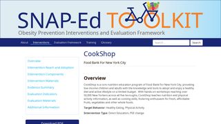 CookShop – SNAP-Ed Toolkit