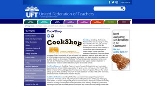 CookShop | United Federation of Teachers