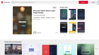 The cool login page design. - Pinterest