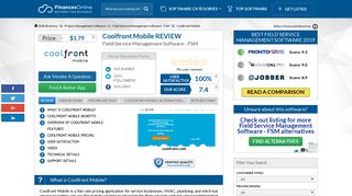 Coolfront Mobile Reviews: Overview, Pricing and Features