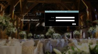 Cooling Castle Barn | Wedding Planner Login