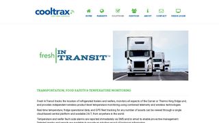 Fresh InTransit | Cooltrax Cold Chain Solutions