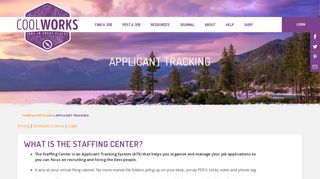 Staffing Center - CoolWorks.com