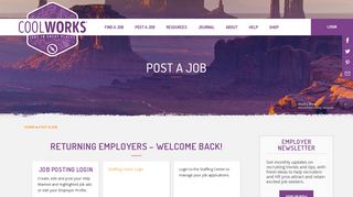 Post a Job – CoolWorks.com