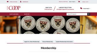 Membership | TheCoop - The Harvard / MIT Coop Store.