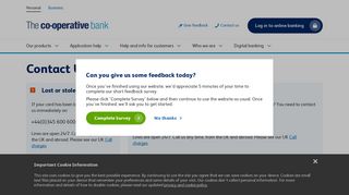 Contact The Co-operative Bank via Web Chat, Branch or Phone | The ...