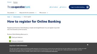 Register | Ethical banking | The Co-operative Bank
