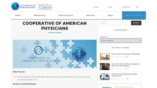 Cooperative of American Physicians - LA County Medical Association