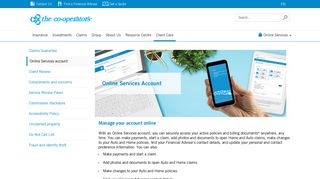 Sign up for your Online Services account - The Co-operators