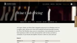 Wine Club Pricing | Cooper's Hawk Winery & Restaurants