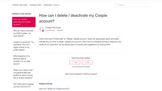 How can I delete / deactivate my Coople account? – COOPLE Help ...