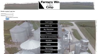 Login - Farmers Win Coop - Mobile