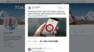 Coors Light on Twitter: 